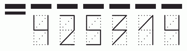 Пример заполнения индекса 425314