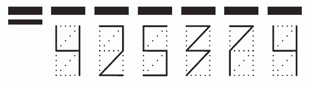 Пример заполнения индекса 425374