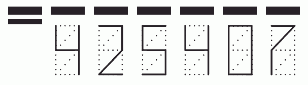 Пример заполнения индекса 425407