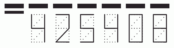 Пример заполнения индекса 425408