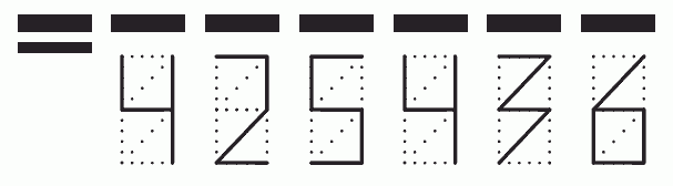 Пример заполнения индекса 425436