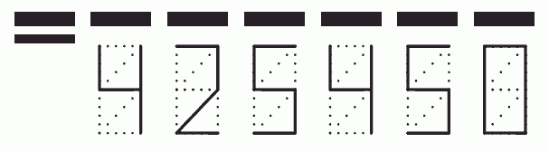 Пример заполнения индекса 425450