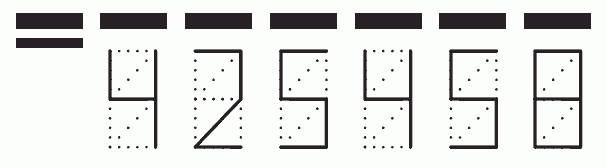 Пример заполнения индекса 425458