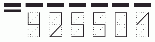 Пример заполнения индекса 425501