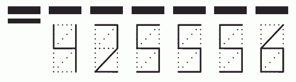 Пример заполнения индекса 425556