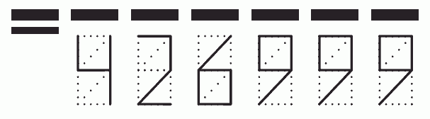 Пример заполнения индекса 426999