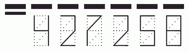 Пример заполнения индекса 427258