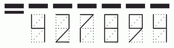 Пример заполнения индекса 427894