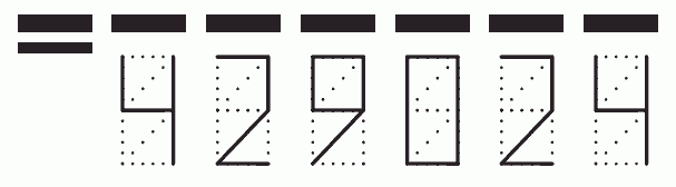 Пример заполнения индекса 429024