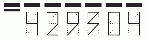 Пример заполнения индекса 429304