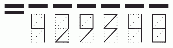 Пример заполнения индекса 429348