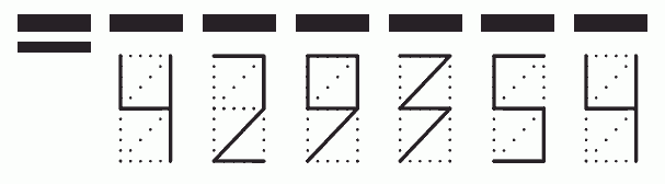 Пример заполнения индекса 429354