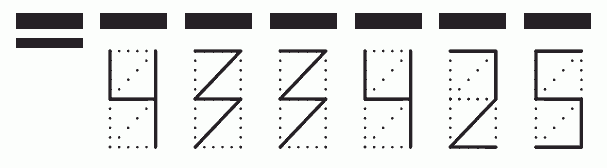 Пример заполнения индекса 433425