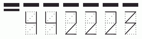 Пример заполнения индекса 442223