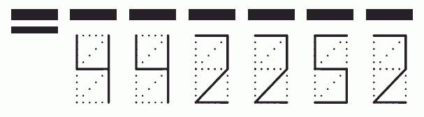 Пример заполнения индекса 442252