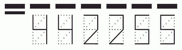 Пример заполнения индекса 442255