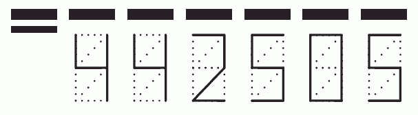 Пример заполнения индекса 442505