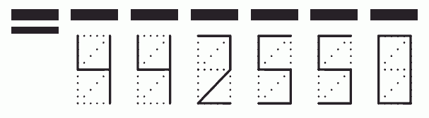 Пример заполнения индекса 442550