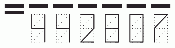 Пример заполнения индекса 442807