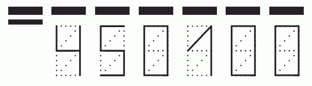 Пример заполнения индекса 450100