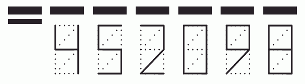 Пример заполнения индекса 452098