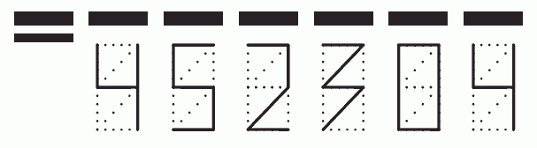 Пример заполнения индекса 452304