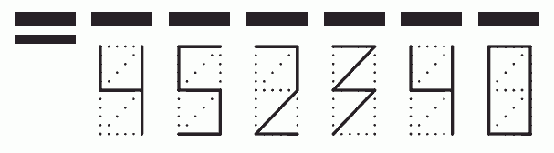 Пример заполнения индекса 452340