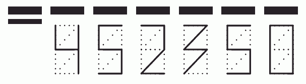 Пример заполнения индекса 452350