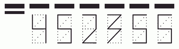 Пример заполнения индекса 452355