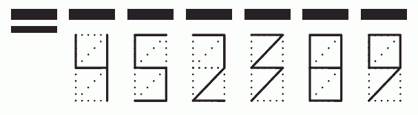 Пример заполнения индекса 452389