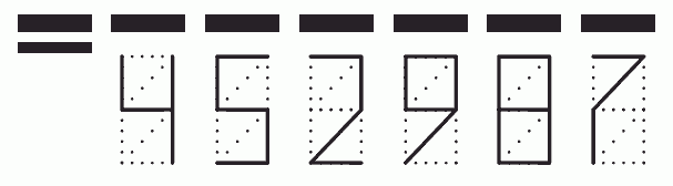 Пример заполнения индекса 452987