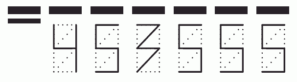 Пример заполнения индекса 453555