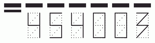 Пример заполнения индекса 454003