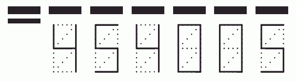 Пример заполнения индекса 454005