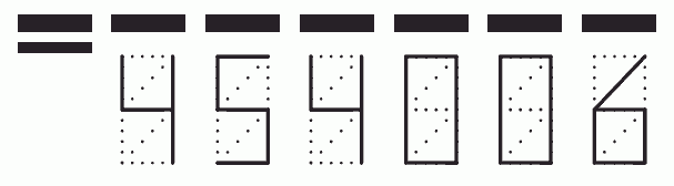 Пример заполнения индекса 454006