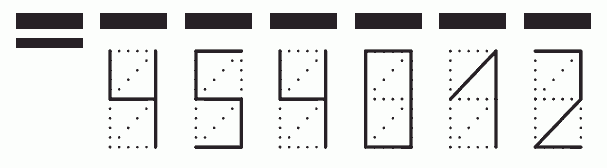 Пример заполнения индекса 454012