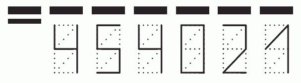 Пример заполнения индекса 454021