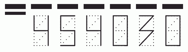 Пример заполнения индекса 454030