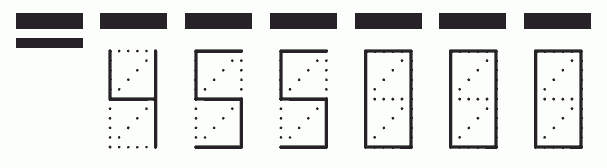 Пример заполнения индекса 455000