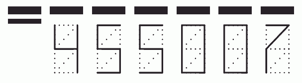 Пример заполнения индекса 455007