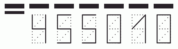 Пример заполнения индекса 455010