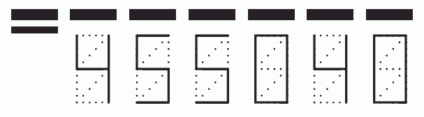 Пример заполнения индекса 455040