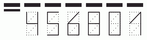 Пример заполнения индекса 456801