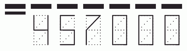 Пример заполнения индекса 457000