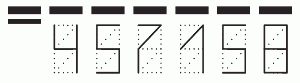 Пример заполнения индекса 457158