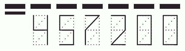 Пример заполнения индекса 457200