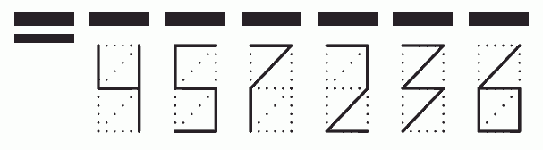 Пример заполнения индекса 457236