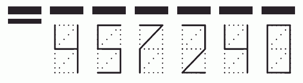 Пример заполнения индекса 457240