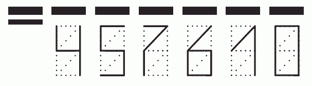 Пример заполнения индекса 457610