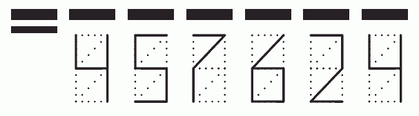 Пример заполнения индекса 457624